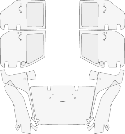 JEEP WRANGLER UNLIMITED SUV SAHARA 2014 TO 2017