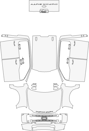 FORD F-350 SUPER DUTY CREW CAB XL 2023 TO 2026