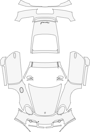 PORSCHE CAYMAN COUPE BASE 2007 TO 2008