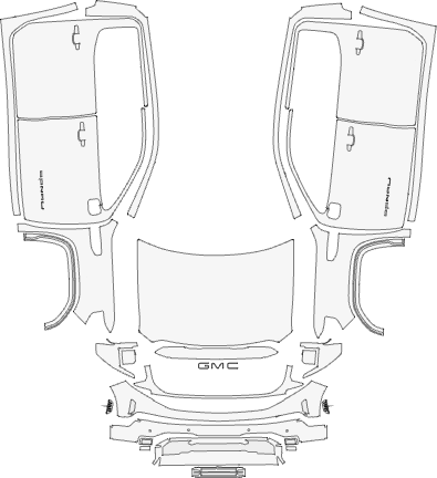 GMC  SIERRA 1500 CREW CAB DENALI ULTIMATE SHORT BOX 2022 TO 2024