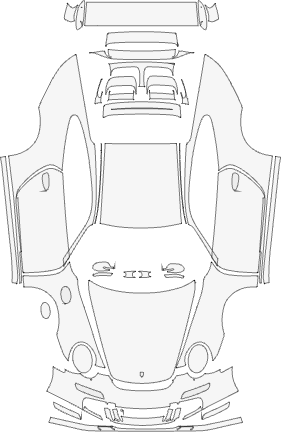 PORSCHE 911 (997) COUPE GT3 RS 2008 TO 2009